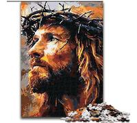 Rompecabezas de 1000 Piezas de Jesús para Adultos, 50x75cm, Educativo, decoración artística para el hogar y la Oficina, a Partir de 14 años
