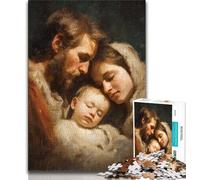 Rompecabezas de 1000 Piezas de Jesús para Adultos y Adolescentes Juguete Educativo Intelectual descompresor Regalo de Amigo Secreto (26x38cm)