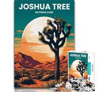 Rompecabezas de 1000 Piezas de Joshua Tree para Adultos, Ayuda a ejercitar el Cerebro, Juguetes adictivos para Cultivar la Paciencia, Gran Regalo, 38x26cm