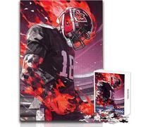 Rompecabezas de 1000 Piezas de Jugador de fútbol Americano, Juguete Intelectual, Juego de Aprendizaje Educativo, Regalo de Amigo Secreto, tamaño 38x26cm