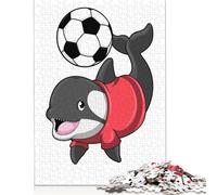 Rompecabezas de 1000 Piezas de Killerwhale Soccer Sports para Adultos, Rompecabezas de Papel, Juego Educativo para niños, 38 x 26 cm (1000 Piezas)