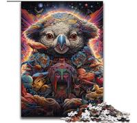 Rompecabezas de 1000 Piezas de Koalas de Madera, Ideal para Adolescentes y coleccionistas, Ideal para decoración del hogar y Regalo de Viaje 1000 Piezas(50x75cm)