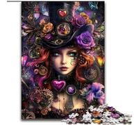 Rompecabezas de 1000 Piezas de la Bruja Misteriosa para Adultos y Adolescentes ¡Disfruta de Tus Vacaciones en casa! Cada Pieza es única Juego desafiante y Divertido para Toda la Familia (26x38cm)
