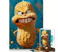 Rompecabezas de 1000 Piezas de la Caricatura de Peanut Enojado Juguete Que desafía la Mente Troquelado de Alta precisión Divertido desafío para el Tiempo de Espera (38x52cm)