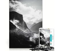 Rompecabezas de 1000 Piezas de la Cascada del Valle de Yosemite para Adultos,Juguete para Resolver Problemas,de Calidad Profesional,Ideal para Relajarse en Grupo (50x75cm)