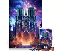 Rompecabezas de 1000 Piezas de la Catedral de Notre Dame de París para Adolescentes Ideal para Entrenar la Memoria,para un Entretenimiento Tranquilo y para Regalar Corte Impecable Un Bonito Regalo