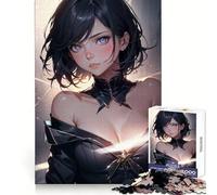 Rompecabezas de 1000 Piezas de la Chica Anime Sakura para Adultos Estimula la Memoria cognitiva, facilita la relajación y Tiene Bordes definidos (50x75cm)