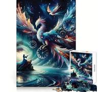 Rompecabezas de 1000 Piezas de la constelación del Fénix para Adolescentes Ideal para estimular la Memoria, entretenerse en casa o armar una Imagen Un Regalo Encantador (38x26cm)