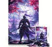 Rompecabezas de 1000 Piezas de la Cultura samurái Japonesa para Adolescentes, Juguete Intelectual para Relajarse mentalmente, Corte de Calidad, Regalo navideño (38x52cm)