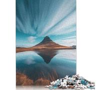 Rompecabezas de 1000 Piezas de la Cumbre de Snfellsnes, Rompecabezas para Adultos, Rompecabezas de dificultad Alta, Juego Educativo, Juguete para decoración Familiar (75 x 50 cm)