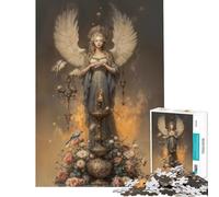 Rompecabezas de 1000 Piezas de la Diosa Fortuna un desafío para la Inteligencia Cerebral Juguetes adictivos Juegos relajantes decoración Perfecta Regalos de Amigo Invisible (tamaño 38x52cm)