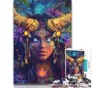 Rompecabezas de 1000 Piezas de la Diosa Tauro, Rompecabezas de 1000 Piezas para Adultos y Adolescentes, Juegos educativos clásicos, Hermosa decoración, 50x75cm