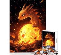 Rompecabezas de 1000 Piezas de la eclosión del dragón bebé Juguete Educativo Gran Regalo para Juegos Familiares con póster a Juego y Hoja de Trivia tamaño 50x75cm