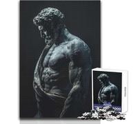 Rompecabezas de 1000 Piezas de la Estatua de Hércules estoico, Juguetes educativos, análisis y lógica, Regalos de Amigo Secreto, tamaño 38x52cm