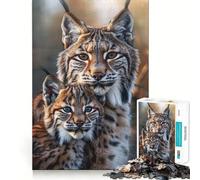 Rompecabezas de 1000 Piezas de la Familia de Animales Juego para ejercitar la Mente Artesanía de Corte experta Un pasatiempo Fascinante para los Momentos de Ocio (50x75cm)