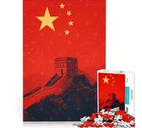 Rompecabezas de 1000 Piezas de la Gran Muralla China, Juego de ingenio, para Relajarse intelectualmente, Regalo de cumpleaños, Regalos 38x52cm