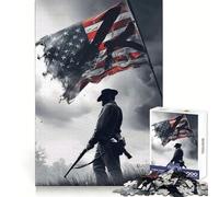 Rompecabezas de 1000 Piezas de la Guerra Civil Americana para Adolescentes Desarrollo Cerebral, fácil de Limpiar, (38x26cm)