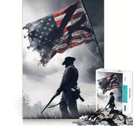 Rompecabezas de 1000 Piezas de la Guerra Civil Americana para Adolescentes Juego de Memoria y concentración Calidad Profesional Ideal para Recortar y Relajarse en Grupo (38x26cm)