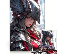 Rompecabezas de 1000 Piezas de la Guerrera Valkiria para Adolescentes Ideal para ejercitar la Mente, como pasatiempo Relajante (50x75cm)