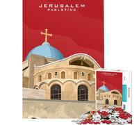 Rompecabezas de 1000 Piezas de la Iglesia del Santo Sepulcro Un desafío para la Inteligencia Cerebral Juguetes adictivos Juegos relajantes Decoración Perfecta Regalos de Amigo Invisible (38x26cm)