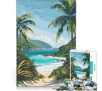 Rompecabezas de 1000 Piezas de la Isla con Dao, Vietnam Juego para ejercitar la Mente, Ideal para Relajarse intelectualmente Toda la Familia 38x26cm