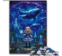 Rompecabezas de 1000 Piezas de la misteriosa elfa para Adultos y Adolescentes, Apto para Mayores de 14 años Juguete Decorativo para Pared, Ideal para cumpleaños (26x38cm)