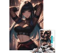 Rompecabezas de 1000 Piezas de la misteriosa Kunoichi Un desafío para la Inteligencia Juguetes adictivos y relajantes Decoración Perfecta Regalos de Amigo Invisible (tamaño 75x50cm)