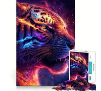 Rompecabezas de 1000 Piezas de la Nebulosa del Tigre Místico para Adolescentes Juguete Inteligente y Divertido Arte Coleccionable de Corte nítido (38x52cm)