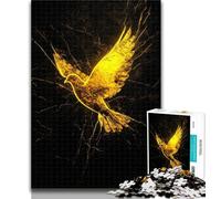 Rompecabezas de 1000 Piezas de la Paloma Dorada de la Paz para Adultos, 50x75cm Interacción Entre Padres e Hijos Que Reduce el estrés