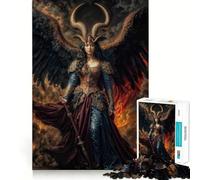 Rompecabezas de 1000 Piezas de la Reina Lilith para Adultos, Juguete Inteligente para el hogar, decoración de Pared con Corte preciso (38x26cm)