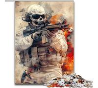 Rompecabezas de 1000 Piezas de Las Fuerzas Especiales para Adultos, Regalo, Juguete, Juego Intelectual, colección de Artistas, Bellas Artes (26x38cm)