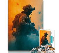 Rompecabezas de 1000 Piezas de Las Fuerzas Especiales para Adultos, un desafío difícil y antiestrés, Toda la Familia, 75x50cm