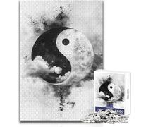 Rompecabezas de 1000 Piezas de Las Nubes Yin Yang, Juguete, Juego Intelectual, Aprendizaje, Regalo Educativo para cumpleaños, tamaño 50x75cm