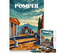 Rompecabezas de 1000 Piezas de Las ruinas de Pompeya para Adolescentes Ideal para estimular la Memoria, para el hogar y para armar Un Regalo Encantador (38x52cm)