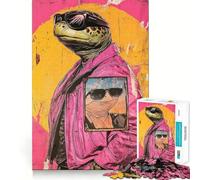 Rompecabezas de 1000 Piezas de Las Tortugas Ninja para Adultos Juguete Intelectual para Relajarse y divertirse Pieza de Arte 38x26cm