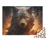 Rompecabezas de 1000 Piezas de Lobo for Adultos, Divertido Juego Intelectual for aliviar el estrés, Juguete for decoración del hogar.(Style-6)