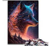 Rompecabezas de 1000 Piezas de Lobo Legendario, tamaño 26x38cm, Ideal para el Cerebro, Adolescentes y decoración del hogar.