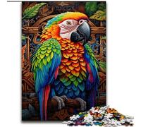 Rompecabezas de 1000 Piezas de Loro, Ideal para Regalar a Familiares y Amigos. Un desafío para la Mente (tamaño 50x75cm).