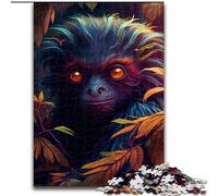 Rompecabezas de 1000 Piezas de Mad Space Monkey para Adultos, Adolescentes, Ideal para Reducir el estrés, Genial para la Familia (tamaño 26x38cm)