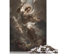 Rompecabezas de 1000 Piezas de Madera Ángel de la Luz y la Justicia, (75 x 50 cm)