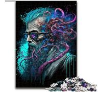 Rompecabezas de 1000 Piezas de Madera con diseño de Hombre Pulpo Padres,Parejas y Amigos Edad Recomendada: 14+ 50x75cm Una Divertida Actividad para una Noche de Juegos en Familia