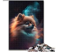 Rompecabezas de 1000 Piezas de Madera con diseño de Nube de Pomerania, navideño, Obra de Arte humorística, 50x75cm, Ideal para cumpleaños, Navidad y Halloween