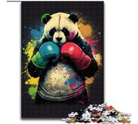 Rompecabezas de 1000 Piezas de Madera con diseño de Pandas de Colores para Adultos, Ideal para Adolescentes Mayores de 14 años, decoración del hogar 50x75cm, cumpleaños