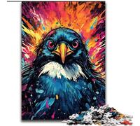 Rompecabezas de 1000 Piezas de Madera con diseño de pingüino Colorido para Adultos, decoración del hogar 50x75cm, Ideal para Fiestas de cumpleaños para Hombres y Mujeres
