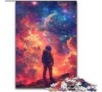 Rompecabezas de 1000 Piezas de Madera con una Hermosa Escena Espacial Idea única de Regalo para decoración del hogar 50x75cm y familias Decoración desafío para el Cerebro