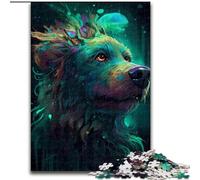 Rompecabezas de 1000 Piezas de Madera de caniche, Juego Interactivo Familiar, Apto para Mayores de 14 años, 50x75cm, Juego de ingenio para Adolescentes, Fiestas