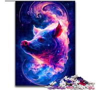 Rompecabezas de 1000 Piezas de Madera de Cerdo, Divertido Rompecabezas para Hacer en casa, 50x75cm, Ideal para Adolescentes, Fiestas