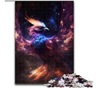 Rompecabezas de 1000 Piezas de Madera El Fénix Cósmico en Ascenso, 50x75cm, Ideal para el hogar, Ideal para Decorar y desafiar el Cerebro, navideño