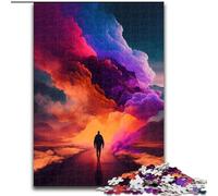 Rompecabezas de 1000 Piezas de Madera para Adultos, diseño de sueños Coloridos Idea decoración del hogar, 50x75cm, Ideal para Fiestas de cumpleaños para Hombres y Mujeres