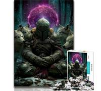 Rompecabezas de 1000 Piezas de Magic Knight para Adolescentes, Juguetes educativos, Juegos Familiares, cumpleaños, 38x26cm